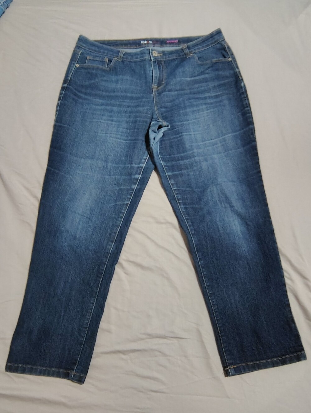 Style & Co Denim Boyfriend Jeans Size 18